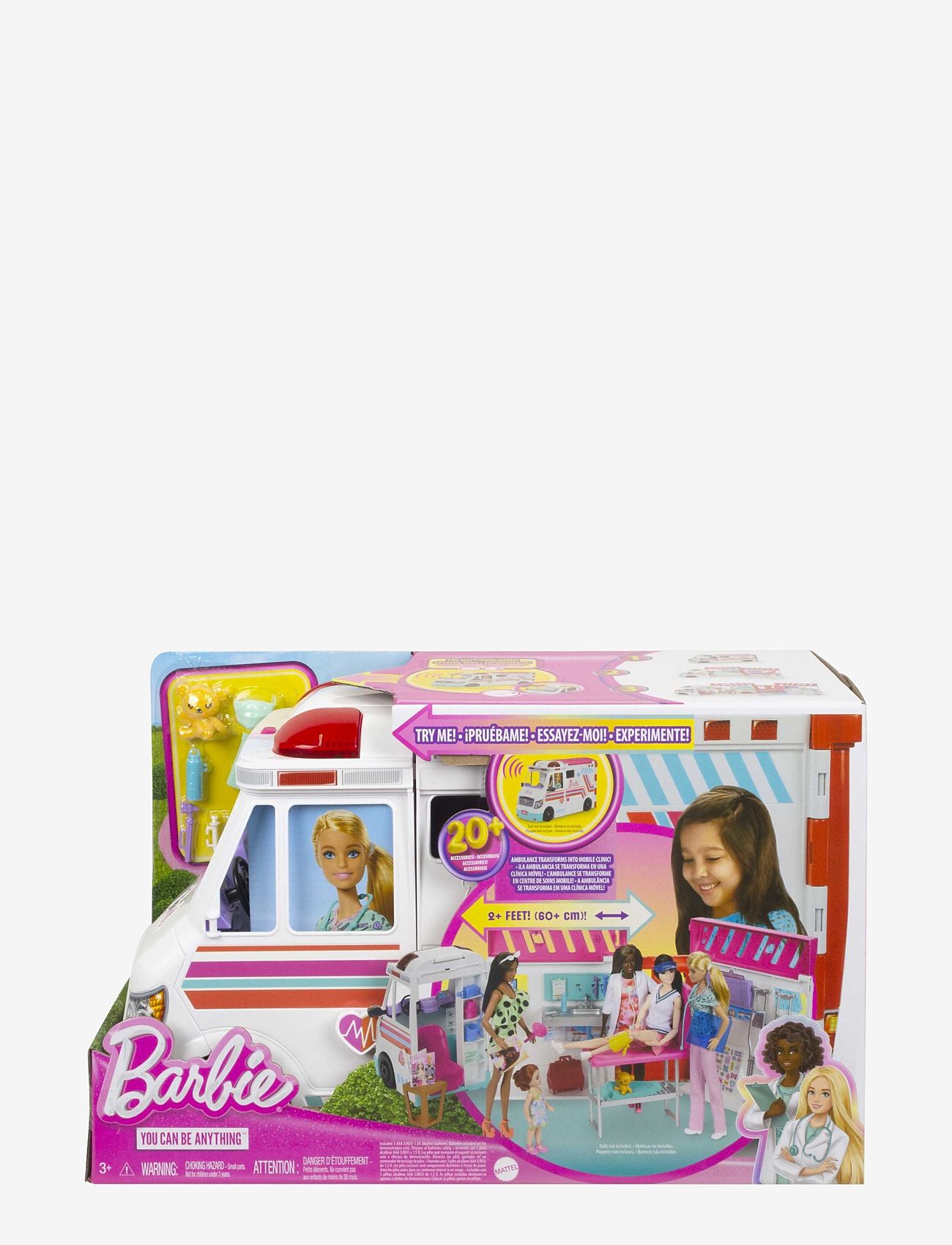 Barbie Toys, Transforming Ambulance And Clinic Playset, 20+