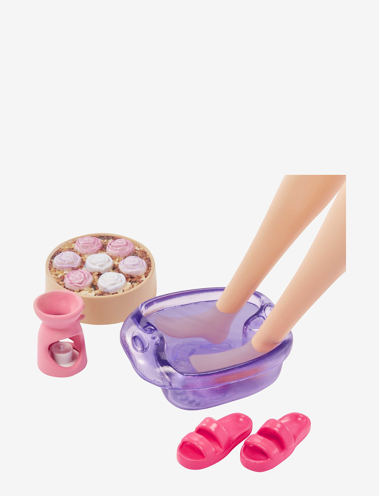 Barbie - Fashionistas Doll with Puppy, Kids Toys, Self-Care Spa Day - dúkkur - multi color - 3