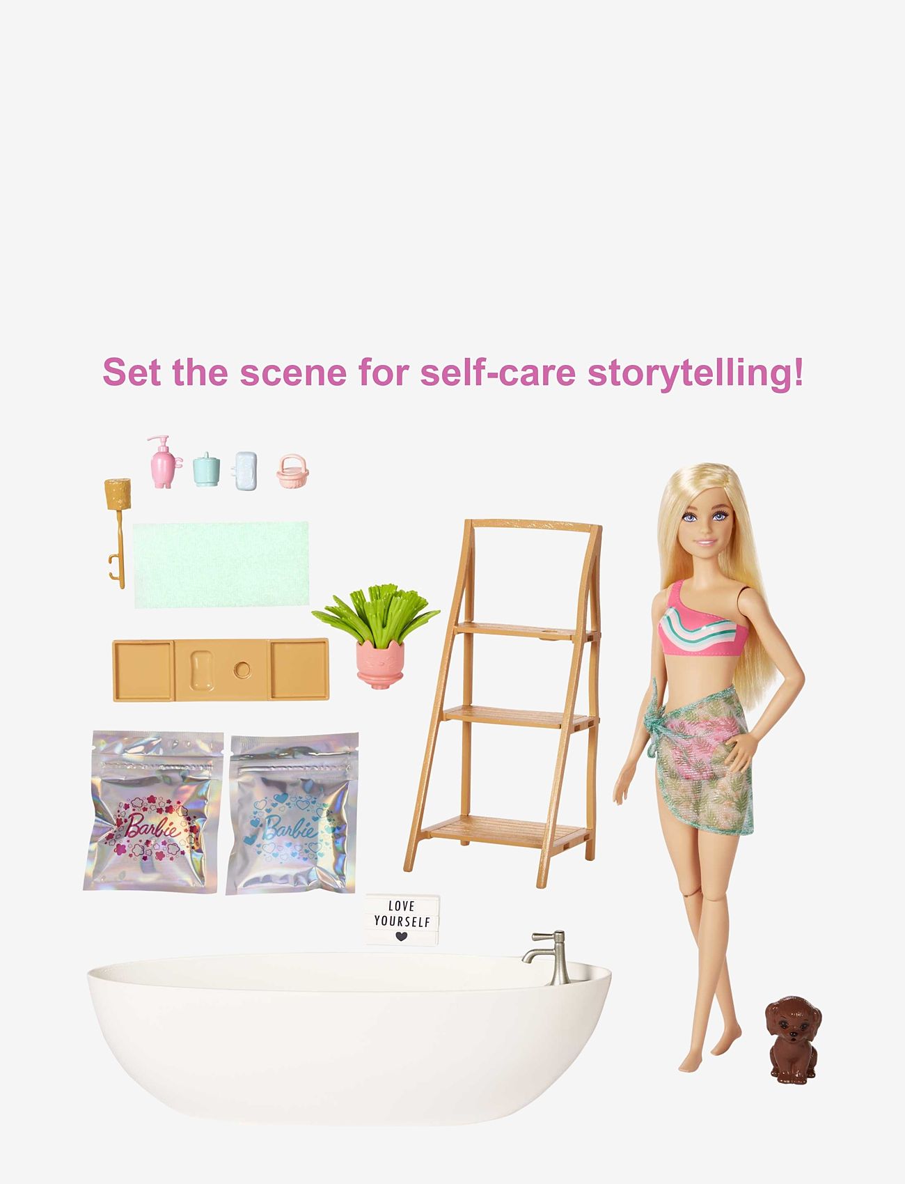 Barbie - Fashionistas Confetti Bath - dukker - multi color - 1