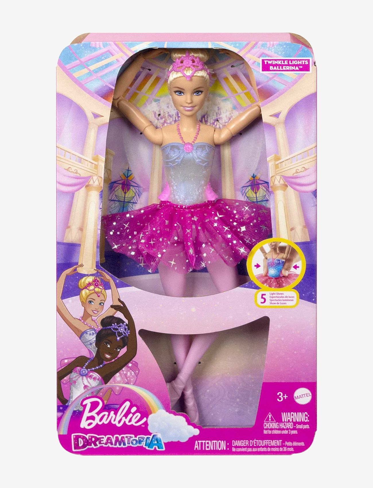 Barbie - Dreamtopia TWINKLE LIGHTS Doll - dockor - multi color - 5