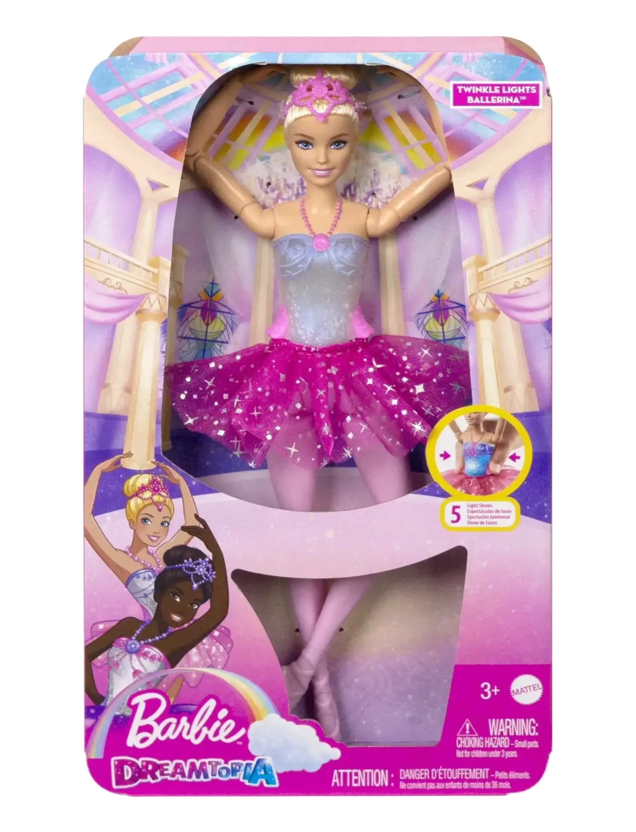 Barbie - Dreamtopia TWINKLE LIGHTS Doll - dukker - multi color - 2