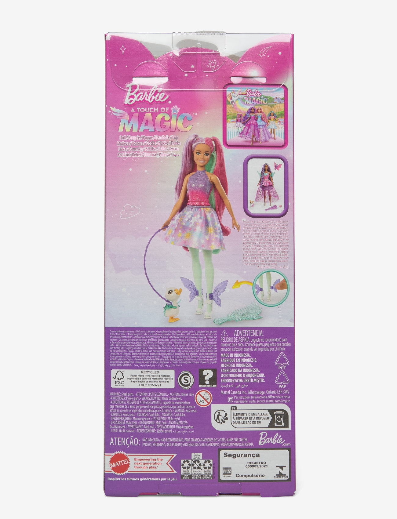 Barbie - A Touch of Magic Doll - dockor - multi color - 1