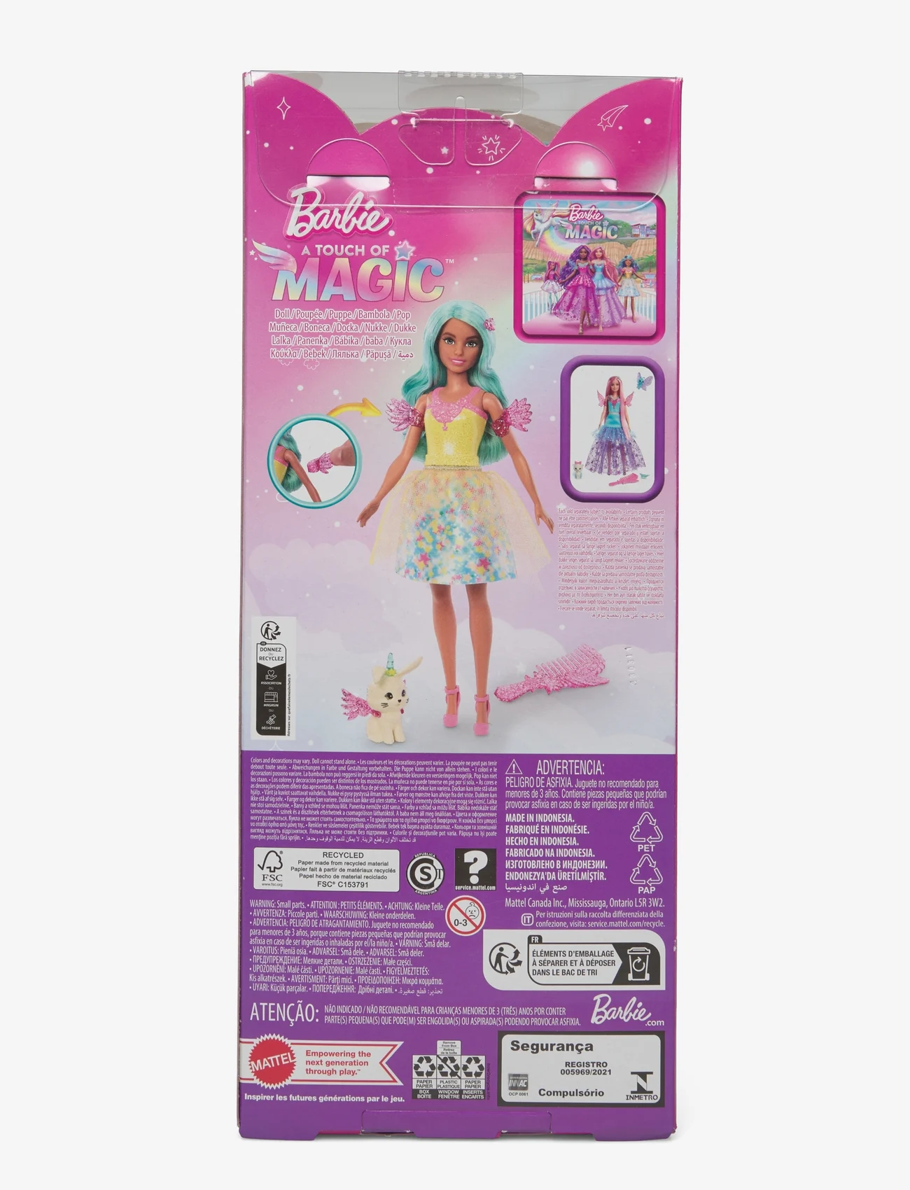 Barbie - A Touch of Magic Doll - laveste priser - multi color - 1