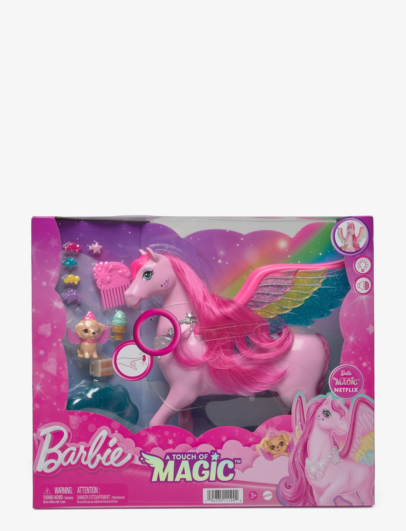 Barbie - A Touch of Magic Pegasus and Accessories - dockor - multi color - 0