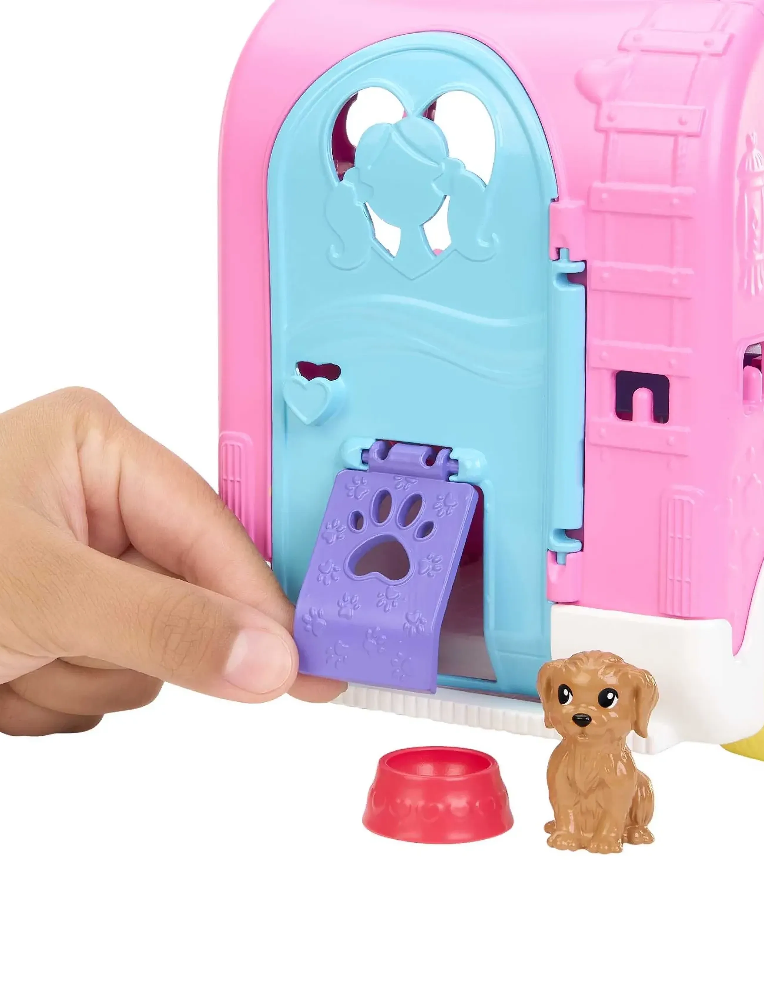 Barbie - Chelsea 2-in-1 Camper Playset with Small Doll, 2 Pets & 15 Accessories - multi color - 5