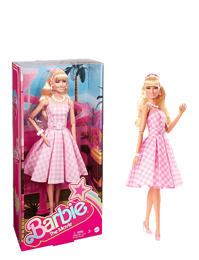 Signature The Movie Collectible Doll, Margot Robbie As In Pink Gingham Dress - Dukker