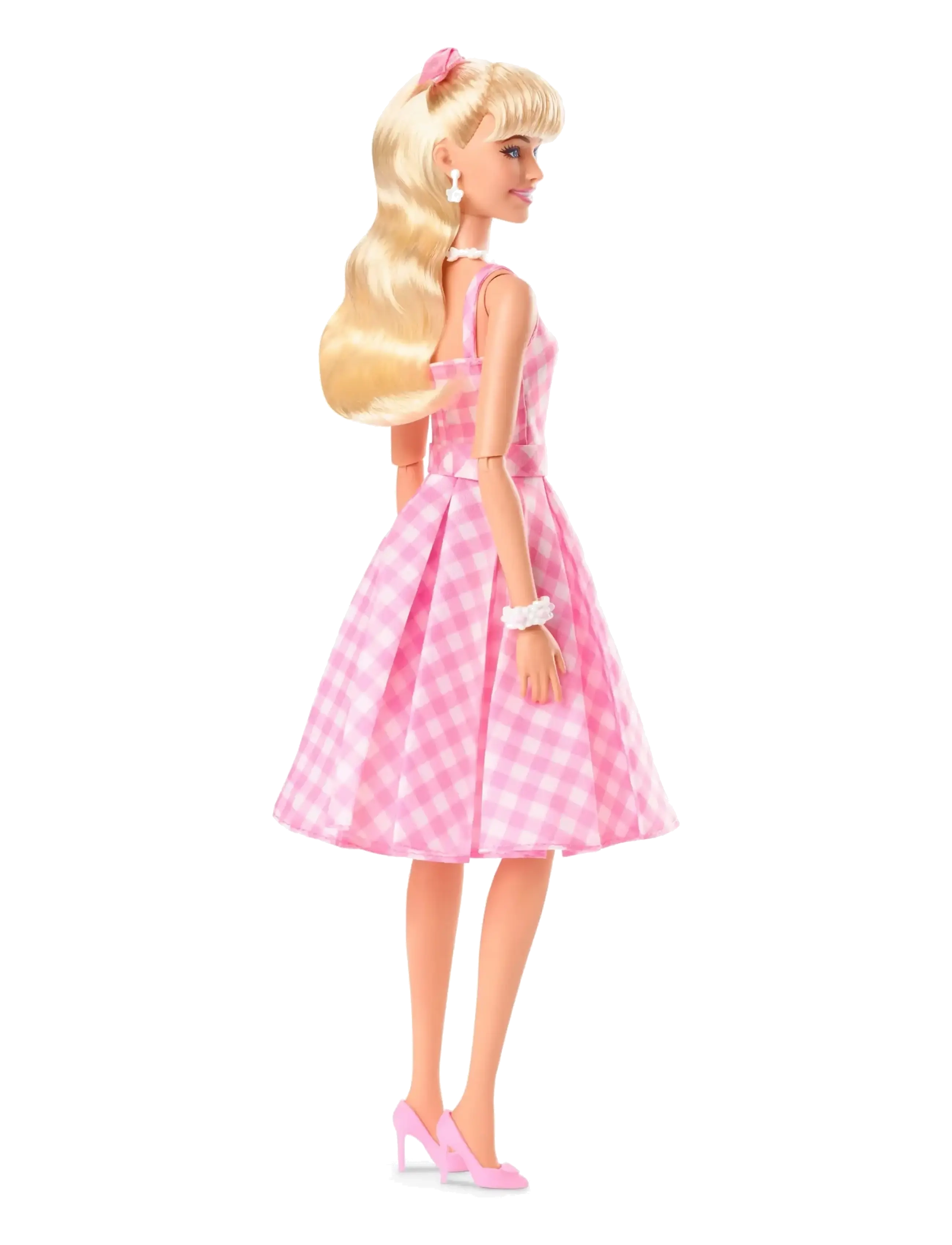 Barbie - Signature The Movie Collectible Doll, Margot Robbie as in Pink Gingham Dress - dukker - multi color - 4