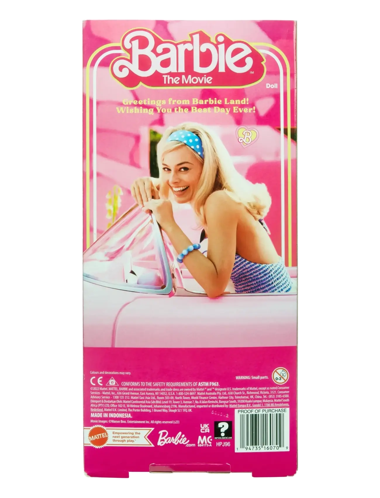 Barbie - Signature The Movie Collectible Doll, Margot Robbie as in Pink Gingham Dress - dukker - multi color - 5