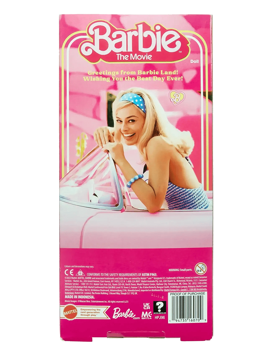 Barbie - Signature The Movie Collectible Doll, Margot Robbie as in Pink Gingham Dress - puppen - multi color - 5