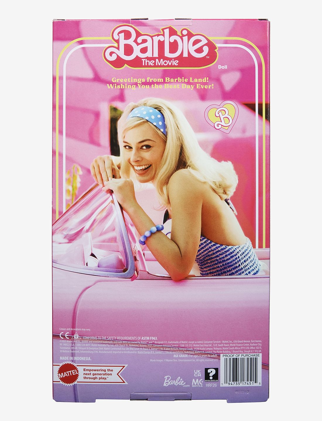 Barbie The Movie Dukke -