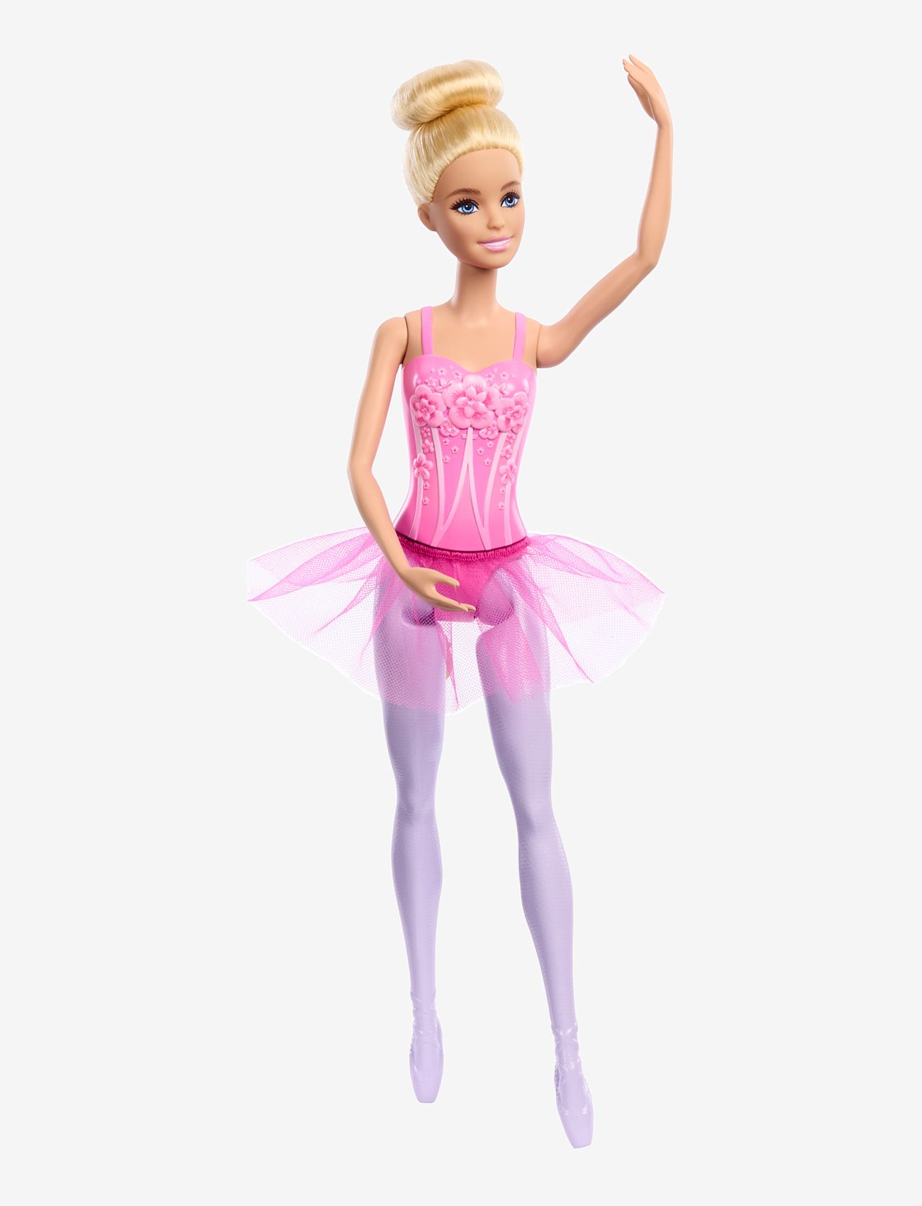 Barbie - Ballerina Doll, Blonde Fashion Doll Wearing Purple Removable Tutu - dúkkur - multi color - 0