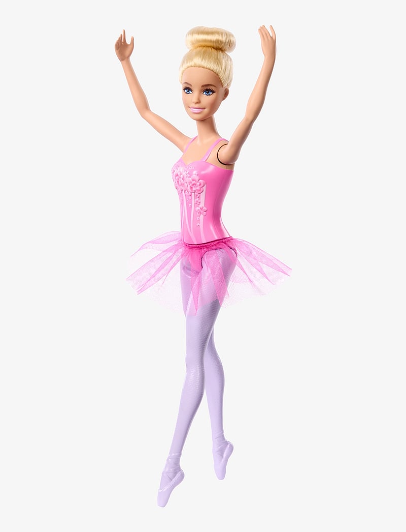 Barbie - Ballerina Doll, Blonde Fashion Doll Wearing Purple Removable Tutu - dúkkur - multi color - 2