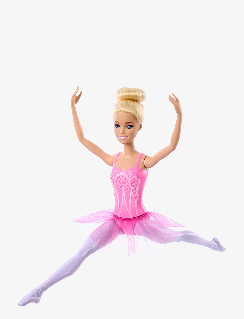 Barbie - Ballerina Doll, Blonde Fashion Doll Wearing Purple Removable Tutu - dúkkur - multi color - 3
