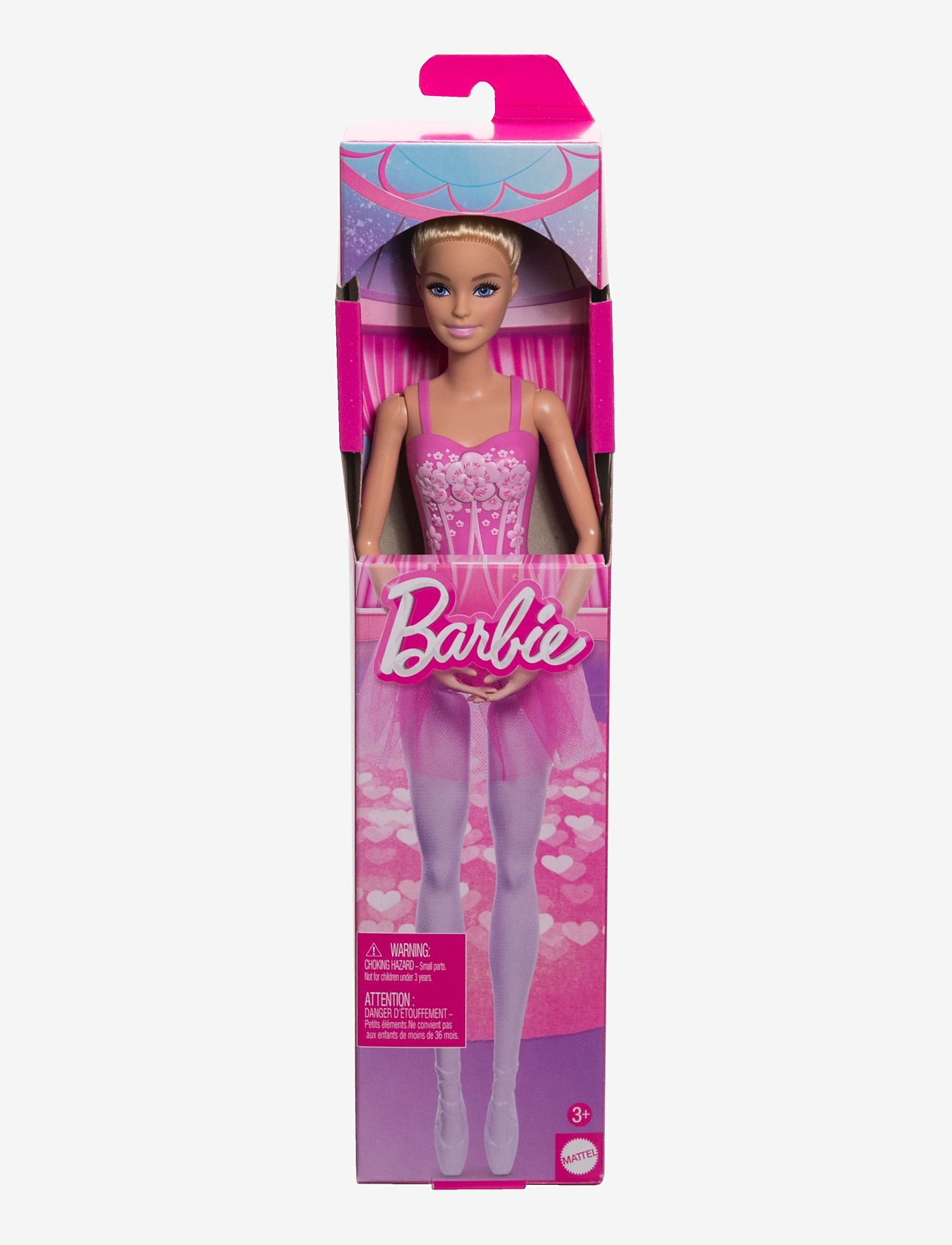 Barbie - Ballerina Doll, Blonde Fashion Doll Wearing Purple Removable Tutu - dúkkur - multi color - 5