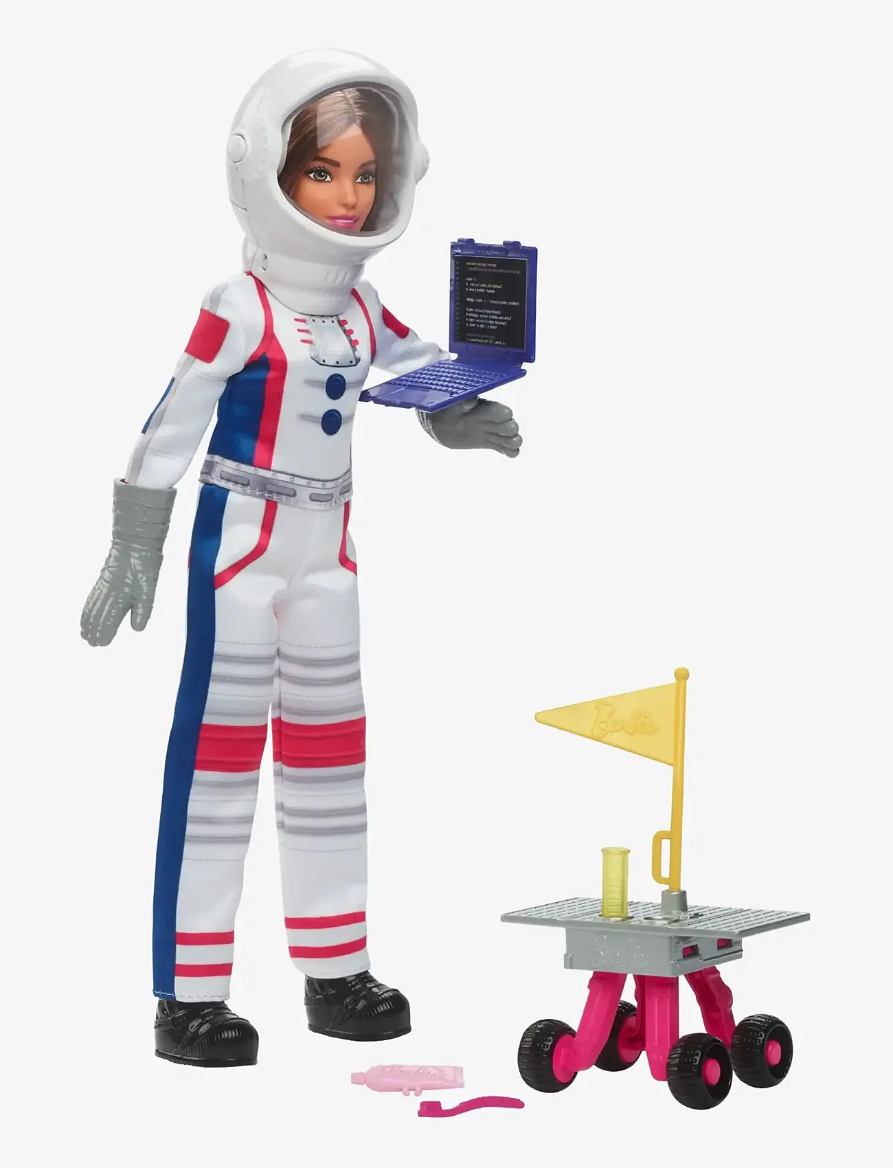 Barbie - 65th Anniversary Doll & 10 Accessories, Astronaut Set with Brunette Doll - laveste priser - multicolor - 0