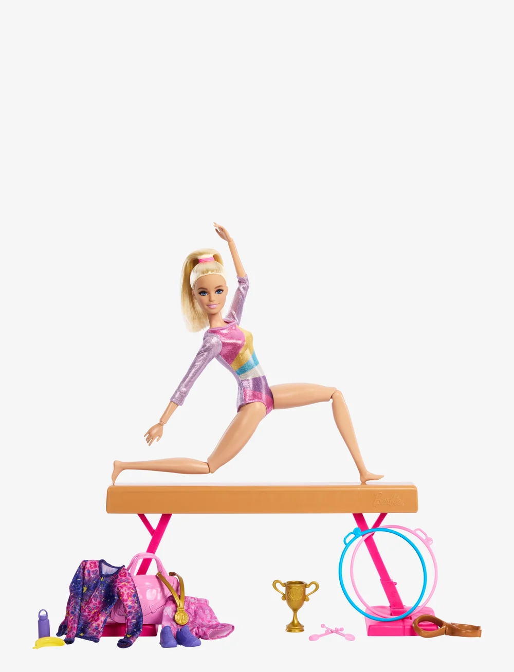 Barbie doing gymnastics sale