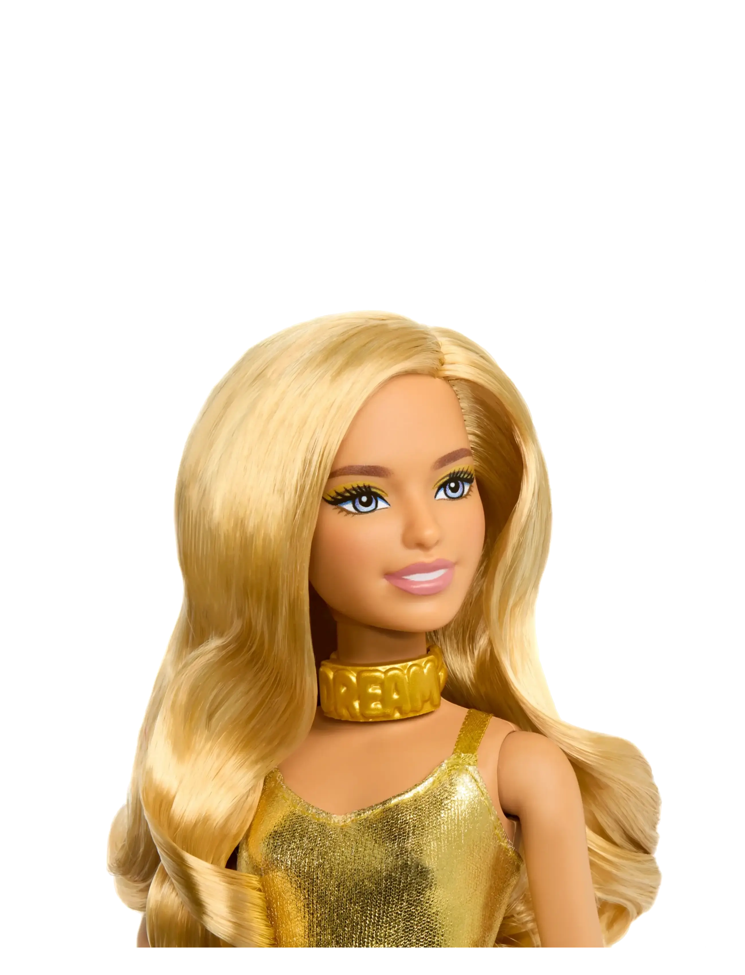 Barbie - Fashionistas Doll, Blonde Hair & Golden Jumpsuit - poupées - multicolor - 3