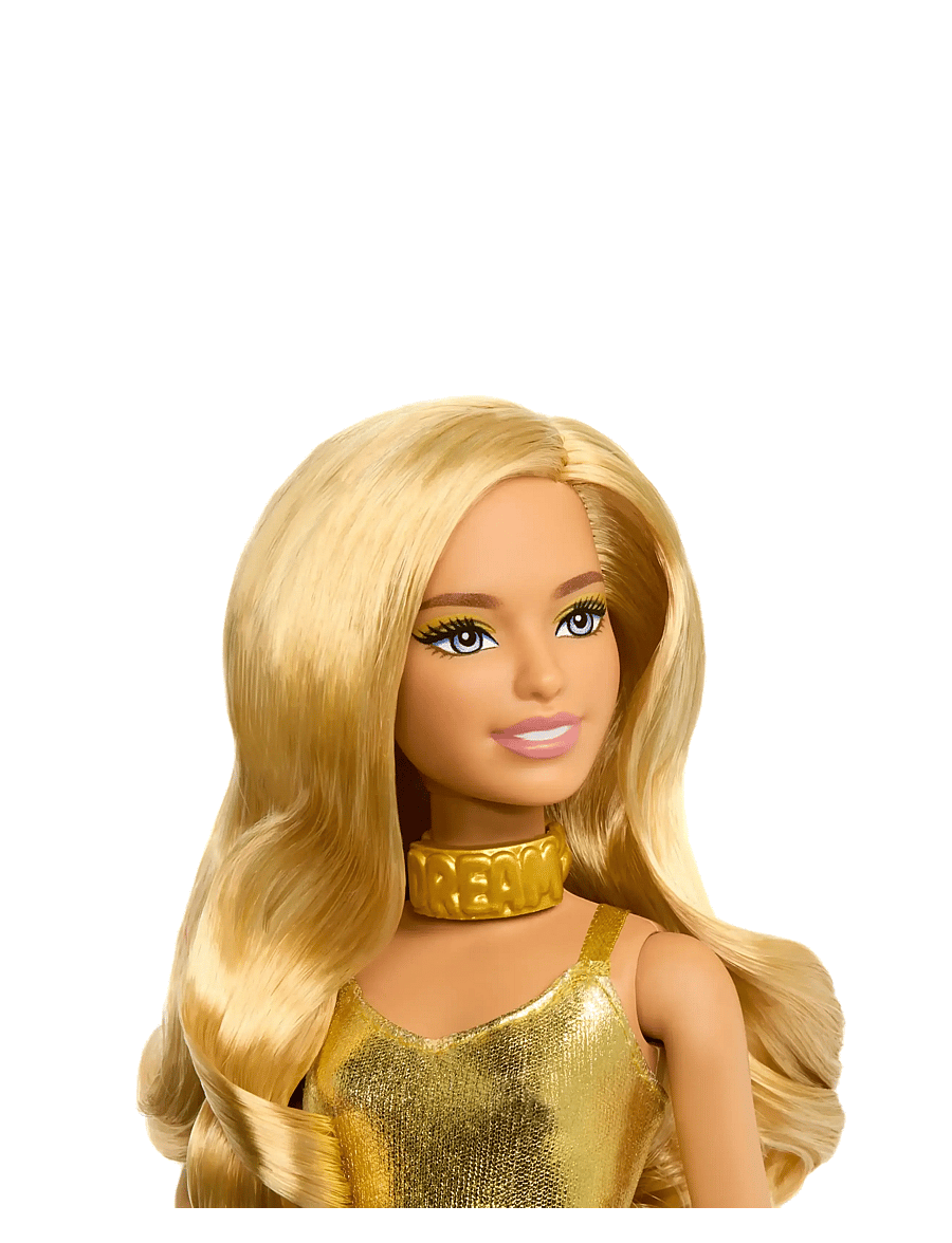Barbie - Fashionistas Doll, Blonde Hair & Golden Jumpsuit - nukud - multicolor - 3