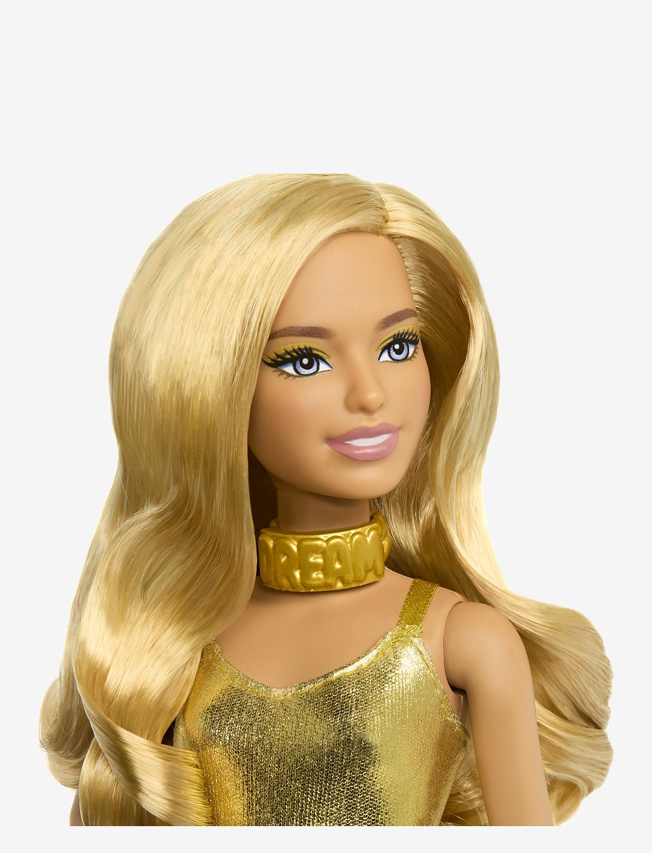Barbie - Fashionistas Doll, Blonde Hair & Golden Jumpsuit - dukker - multicolor - 4