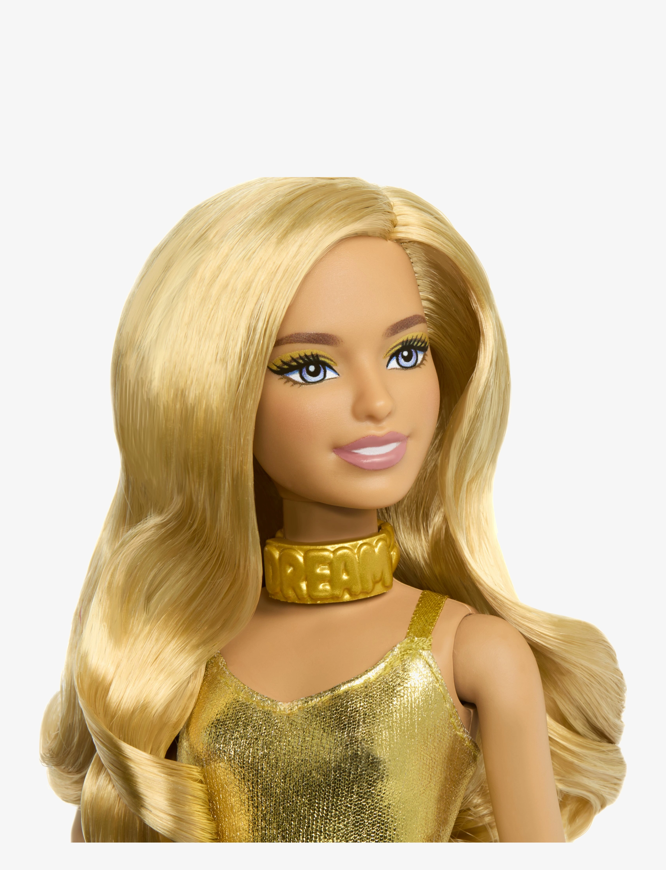 Barbie - Fashionistas Doll, Blonde Hair & Golden Jumpsuit - poupées - multicolor - 4