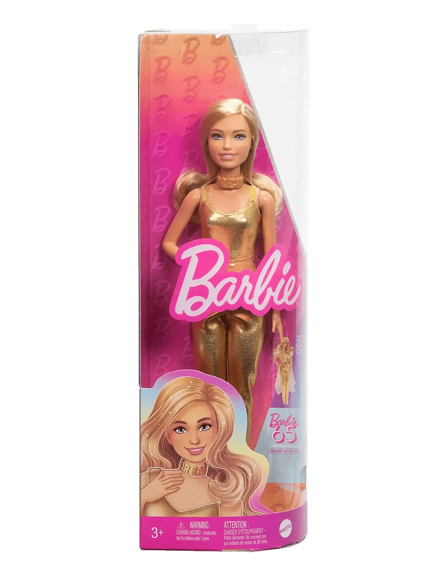 Barbie - Fashionistas Doll, Blonde Hair & Golden Jumpsuit - die niedrigsten preise - multicolor - 5