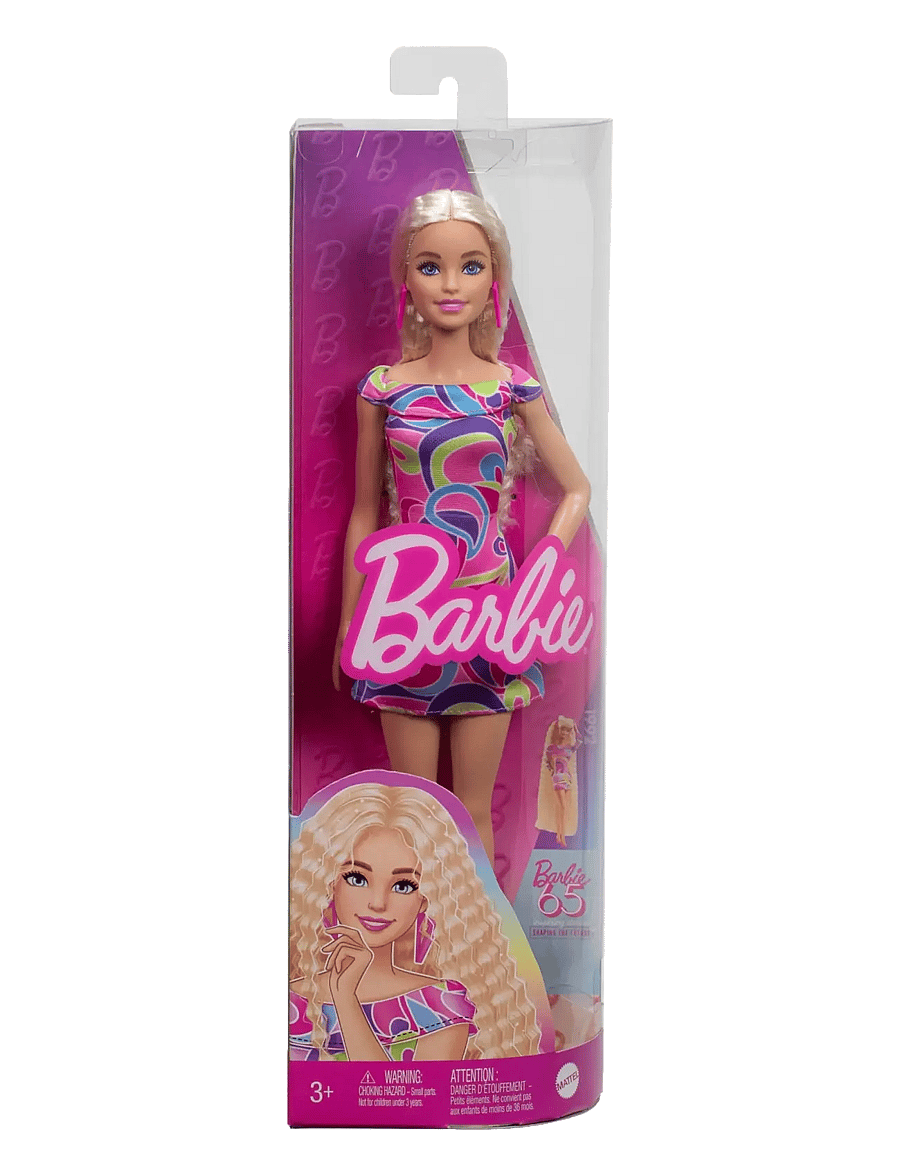 Barbie - Fashionistas Doll #223, Blonde, Totally Hair-Inspired Look & Accessories, 65th Anniversary - die niedrigsten preise - multicolor - 5