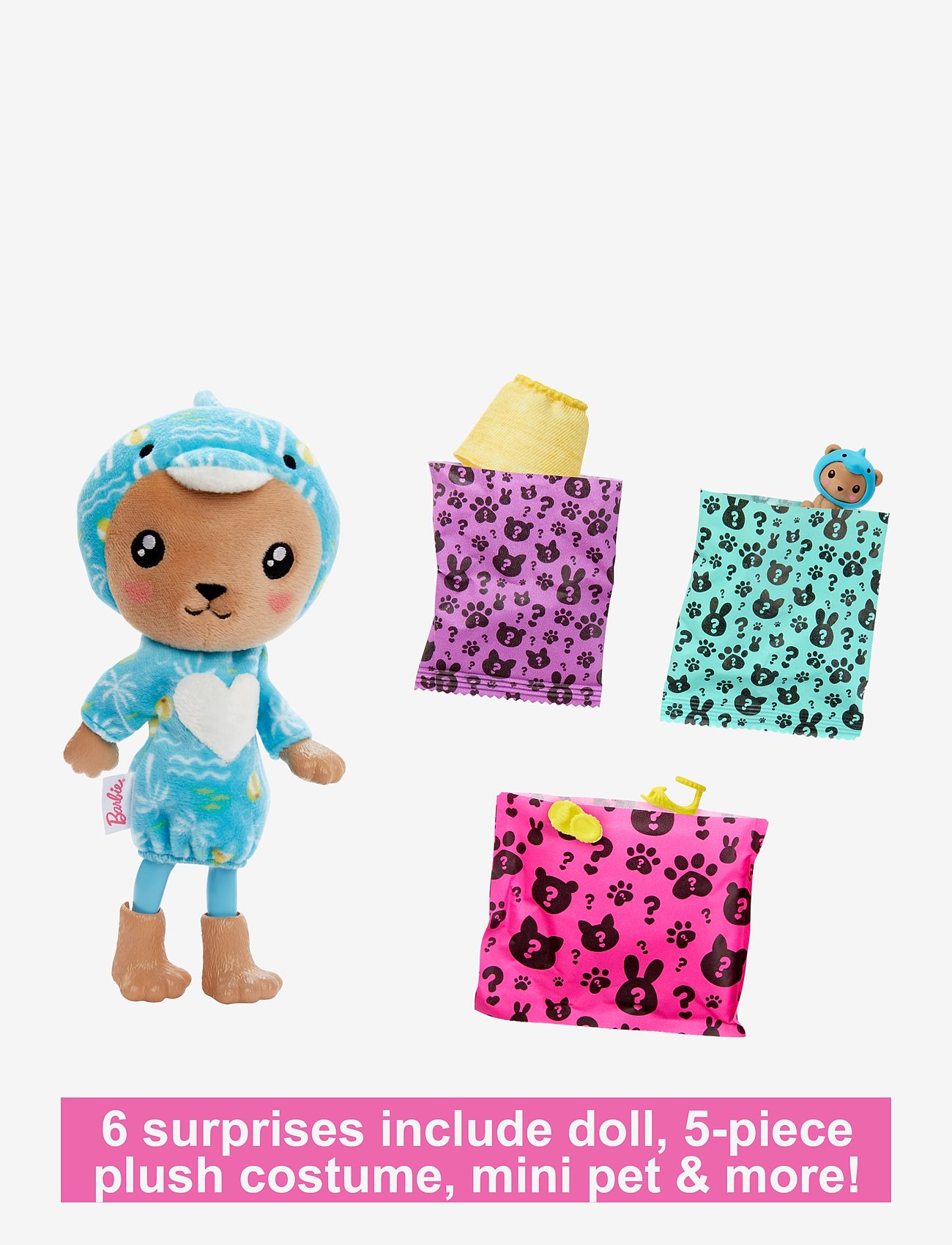 Barbie - Cutie Reveal Doll - legesæt - multi color - 1
