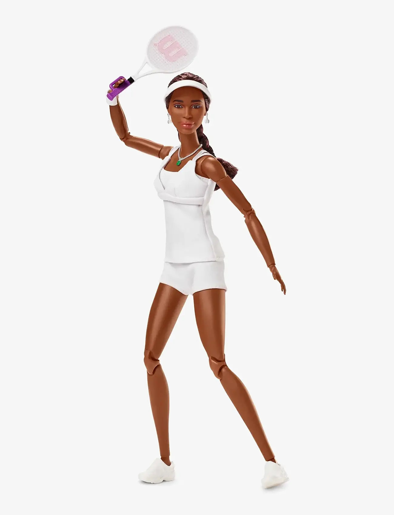 Barbie - Signature Inspiring Women Series, Venus Williams Fashion Doll With Tennis Uniform - dockor - multi color - 2