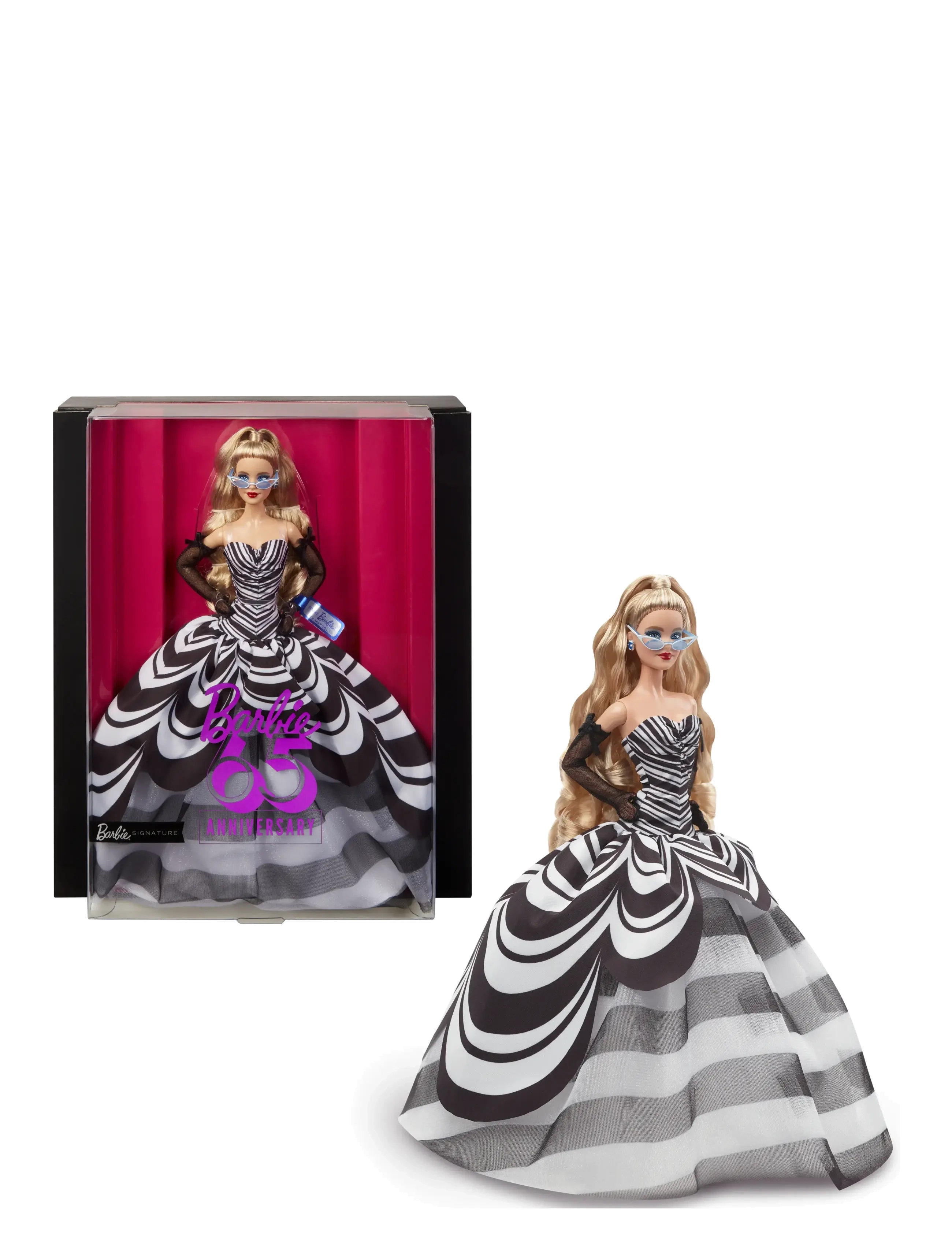 BARBIE Signature 65Th Blau Sapphire Anniversary Doll Patterned - One Size - Kinder