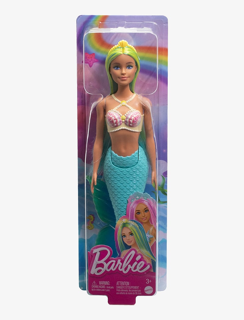 Barbie - A Touch of Magic Mermaid Doll with Green & Blue Hair, Blue Tail - nukud - multicolor - 5