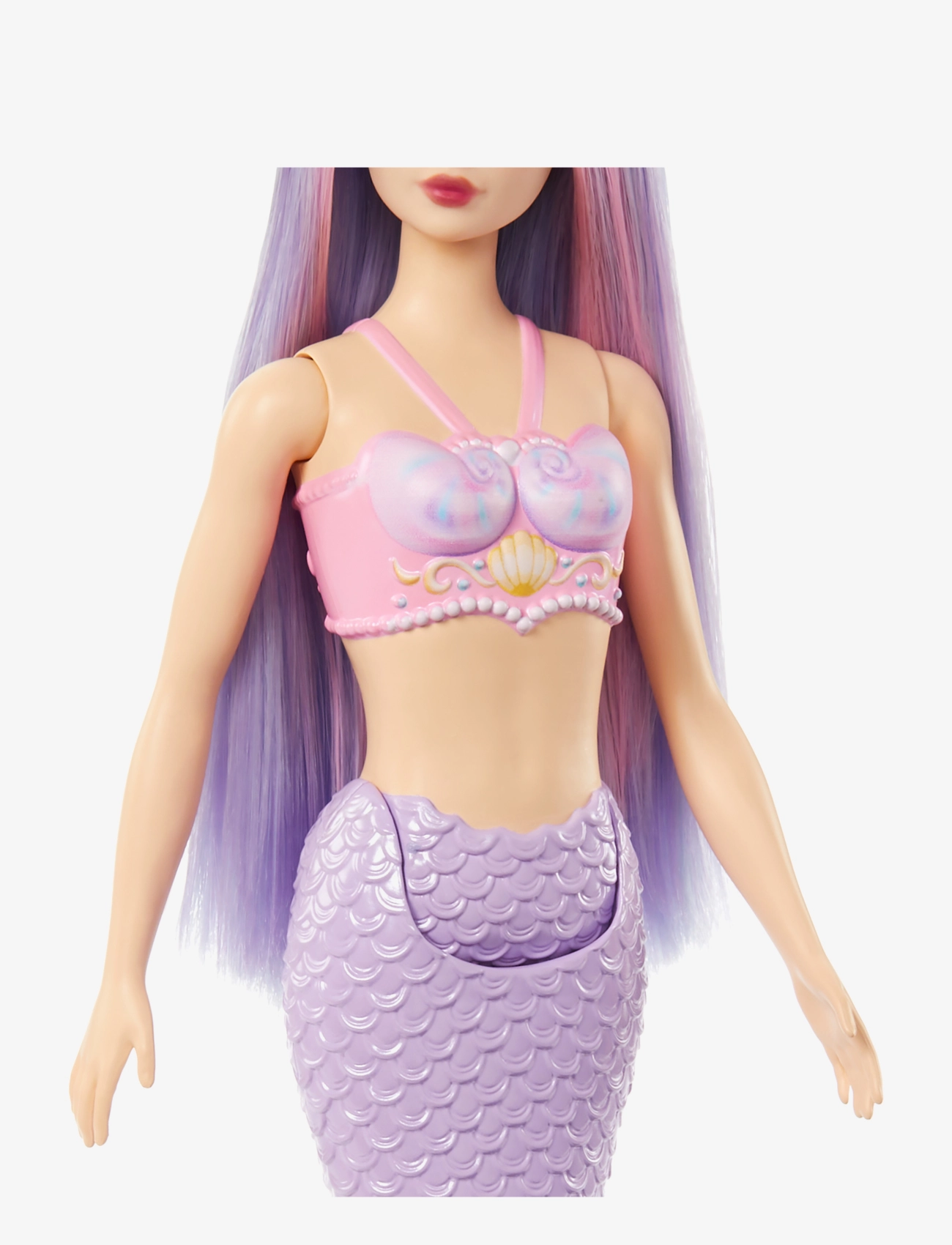 Barbie - A Touch of Magic Mermaid Doll with Lilac Hair, Purple Tail and Headband Accessory - multicolor - 2