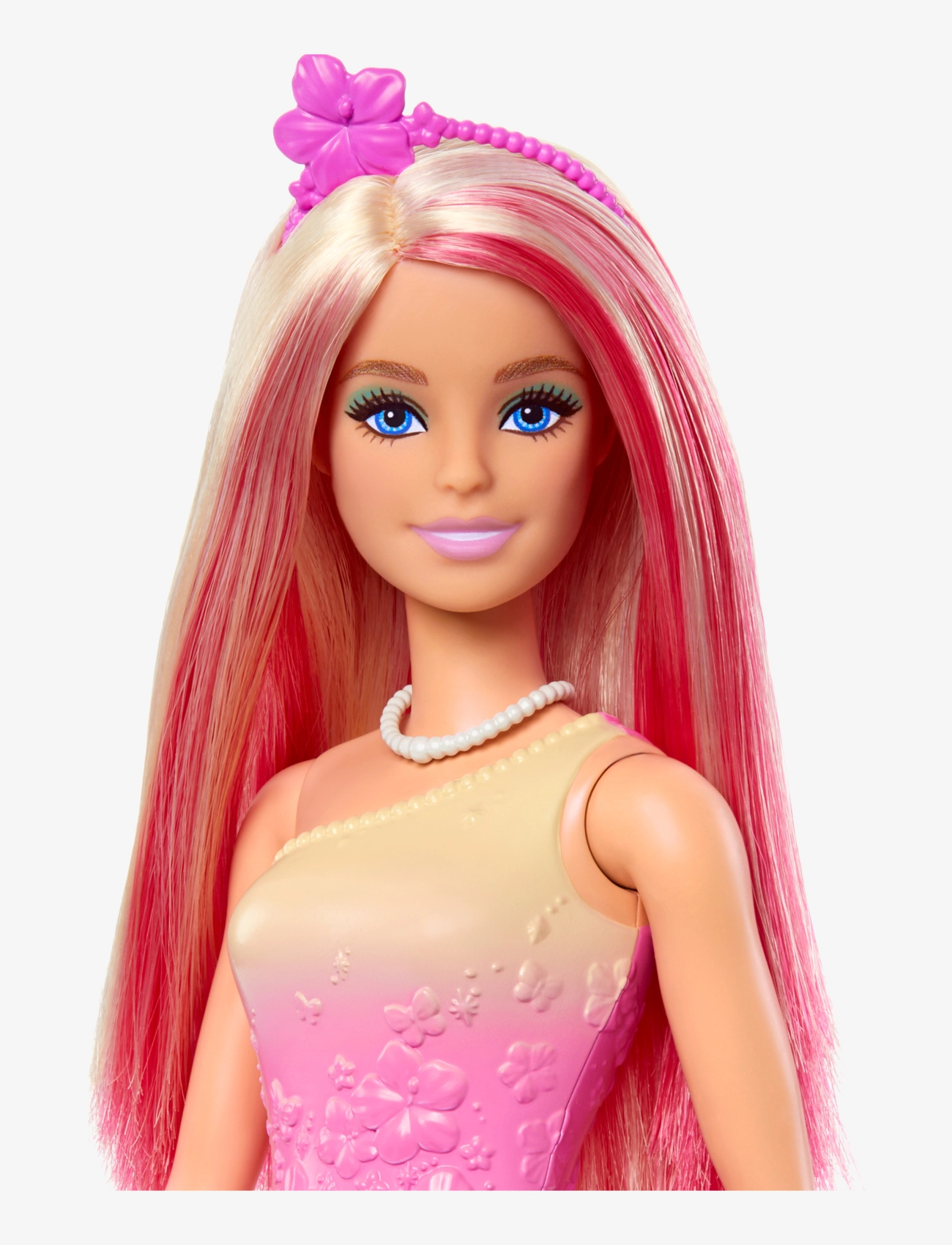 Barbie - A Touch of Magic Royal Doll with Pink and Blonde Hair, Butterfly-Print Skirt and Accessories - lowest prices - multicolor - 1