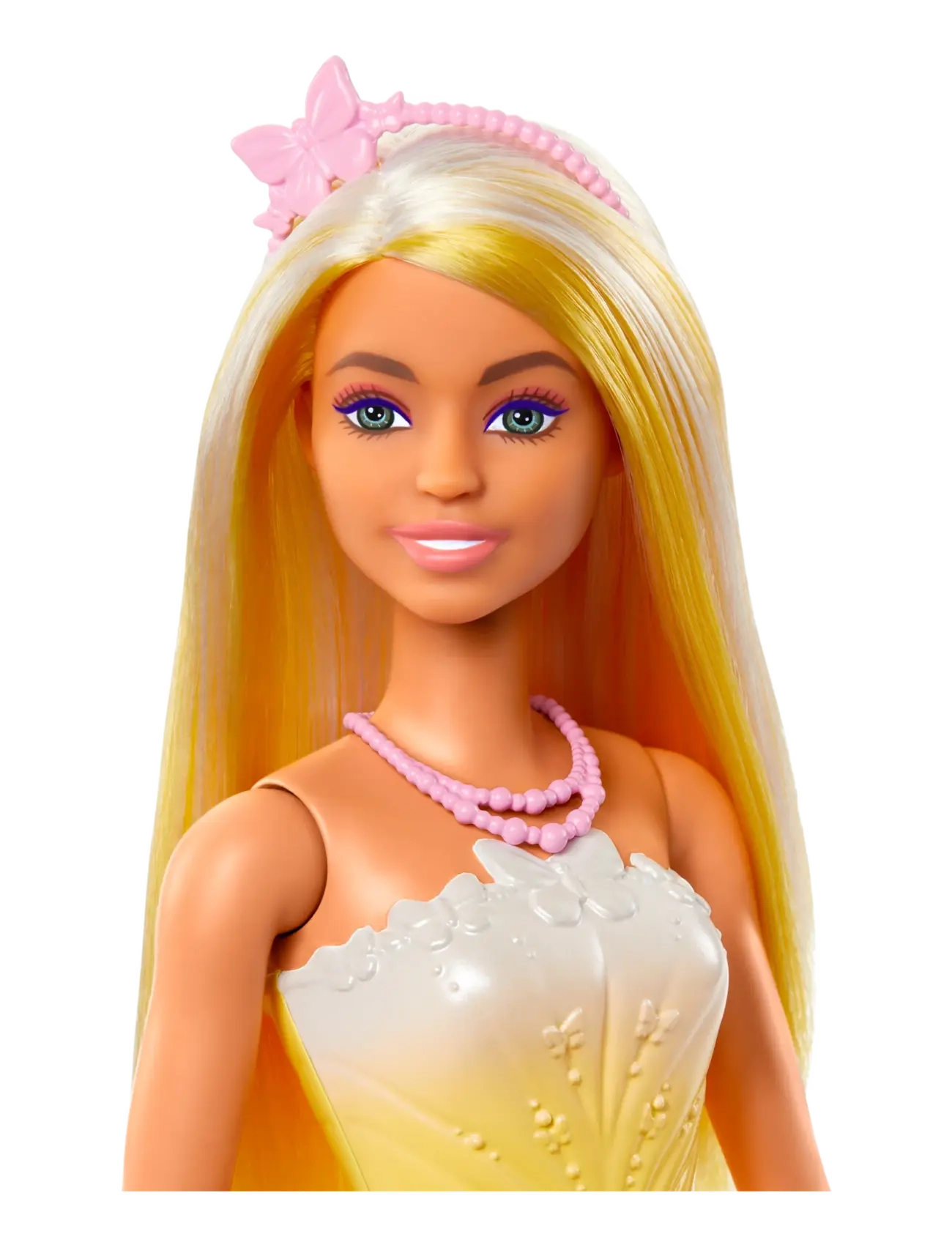 Barbie - A Touch of Magic Royal Doll, Blonder & White Hair, Butterfly-Print Skirt - die niedrigsten preise - multi color - 1