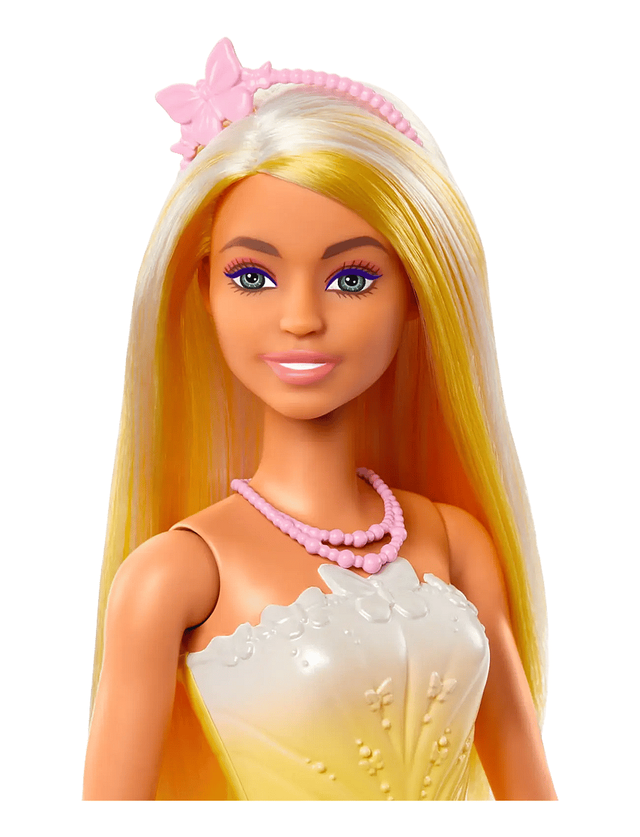 Barbie - A Touch of Magic Royal Doll, Blonder & White Hair, Butterfly-Print Skirt - die niedrigsten preise - multi color - 1