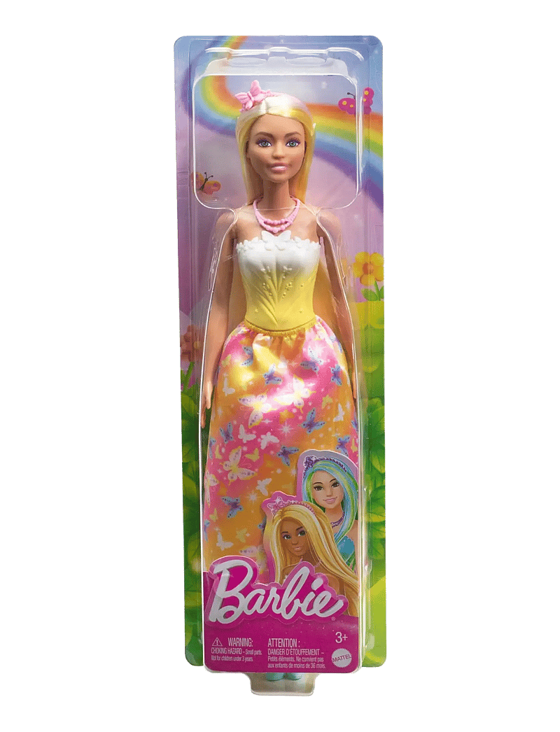 Barbie - A Touch of Magic Royal Doll, Blonder & White Hair, Butterfly-Print Skirt - geschenke unter chf 50 - multi color - 5