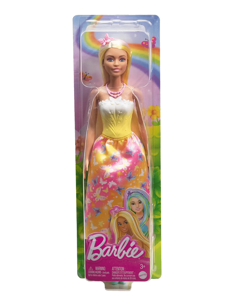 Barbie - A Touch of Magic Royal Doll, Blonder & White Hair, Butterfly-Print Skirt - die niedrigsten preise - multi color - 5