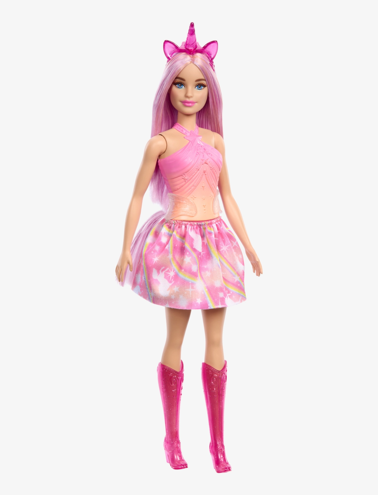 Barbie A Touch Of Magic Unicorn Doll With Pink Hair, Ombre Outfit And Accessories, One Size, Dolls & Mehrfarbig/gemustert - Dolls, Kinder