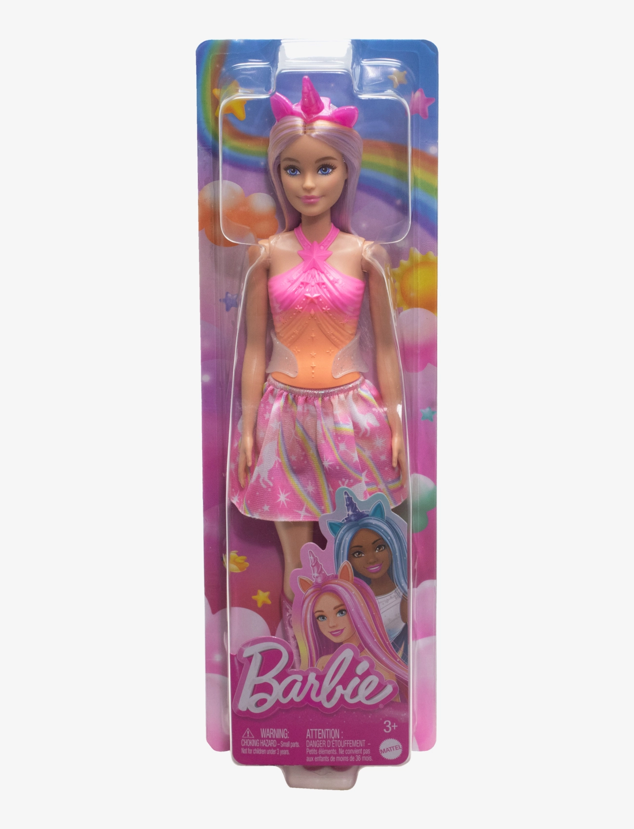 Barbie - A Touch of Magic Unicorn Doll with Pink Hair, Ombre Outfit and Unicorn Accessories - laveste priser - multicolor - 5