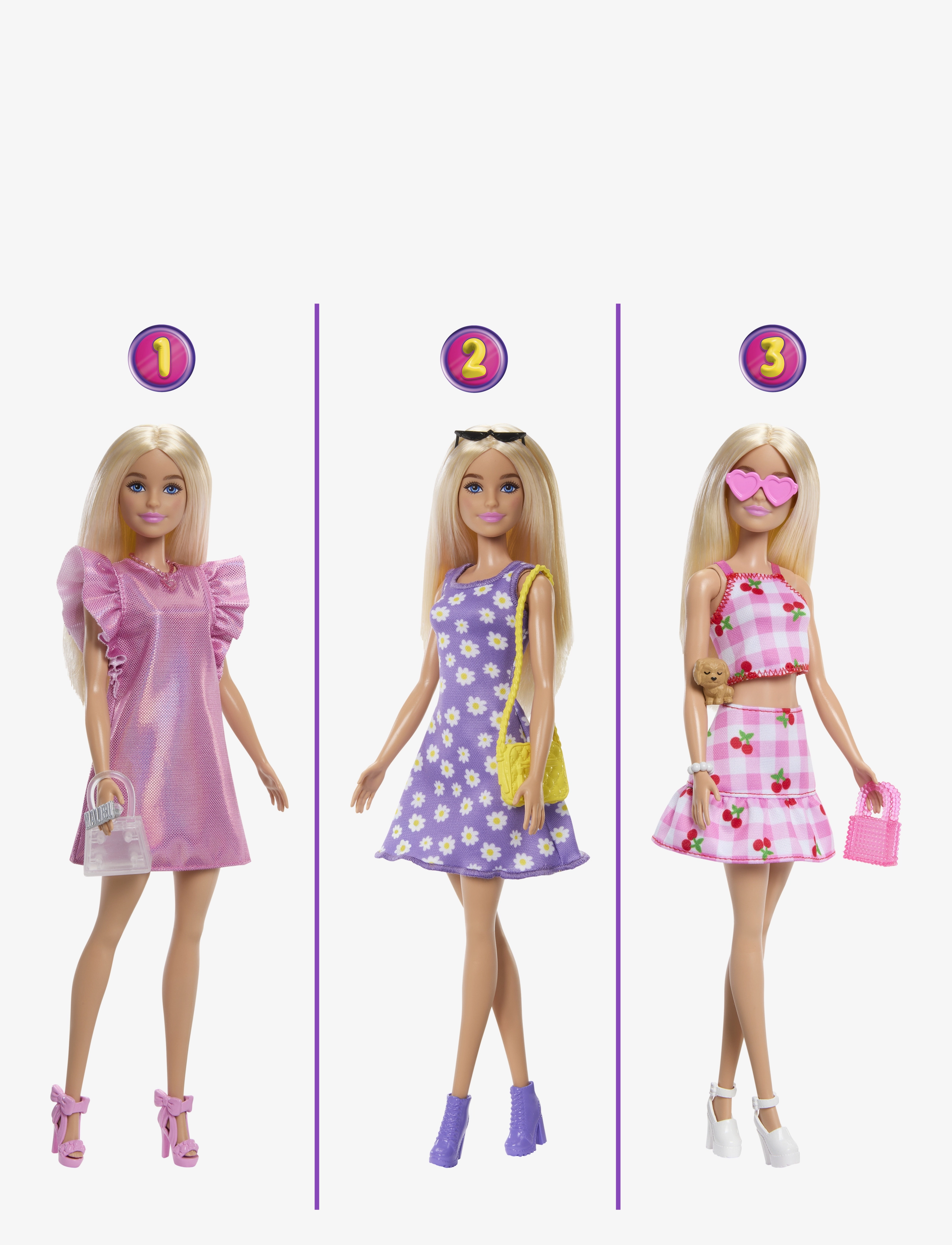 Barbie - Dream Closet Toy Playset with Fashion Doll, Clothes, & Accessories, 3-ft-Wide with 25+ Pieces - dúkkur - multicolor - 1