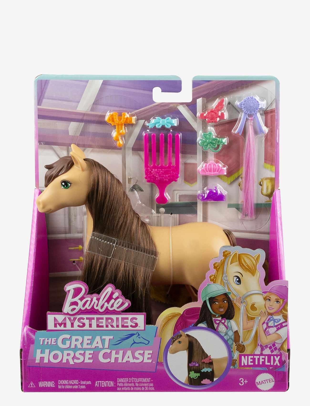 Barbie - Mysteries The Great Horse Chase Pony and Accessories - multicolor - 5