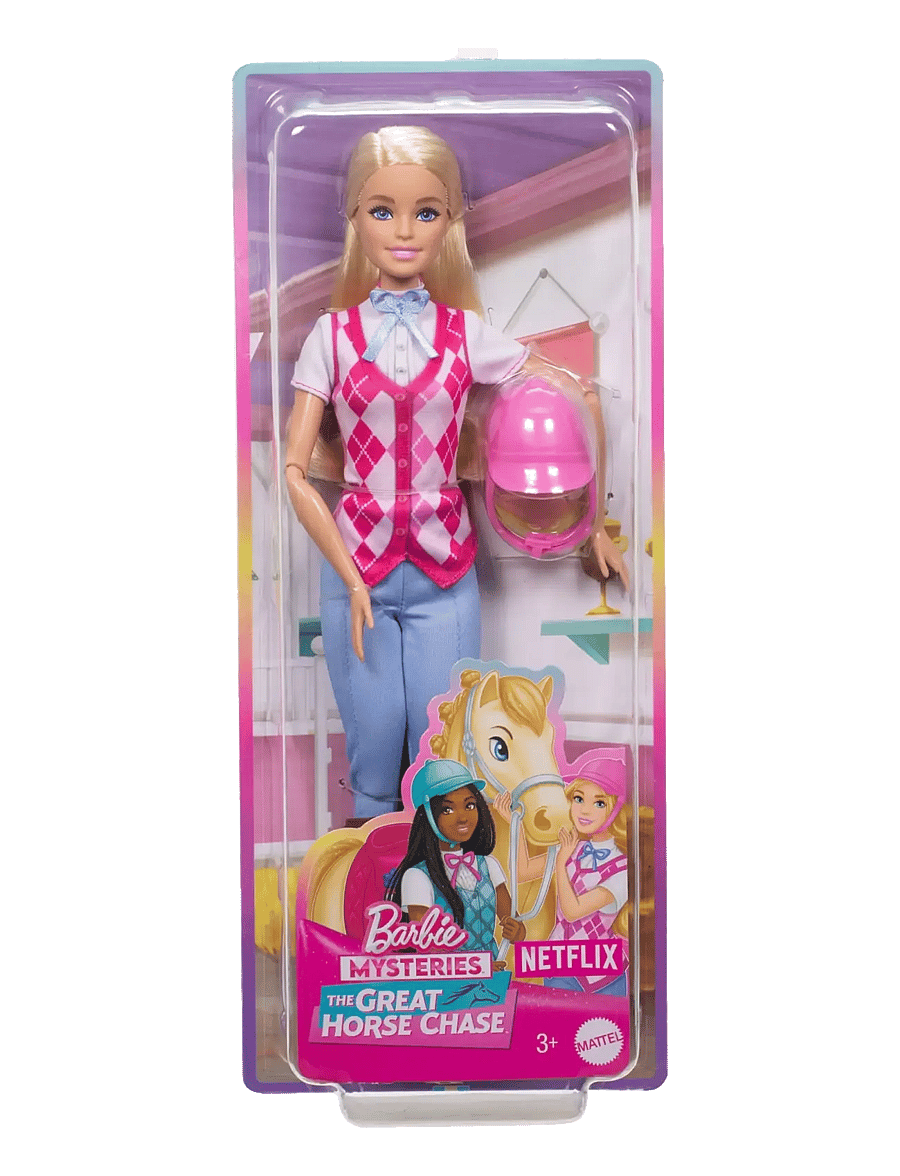 Barbie - Mysteries: The Great Horse Chase “Malibu” Doll with Riding Clothes & Accessories - die niedrigsten preise - multicolor - 1