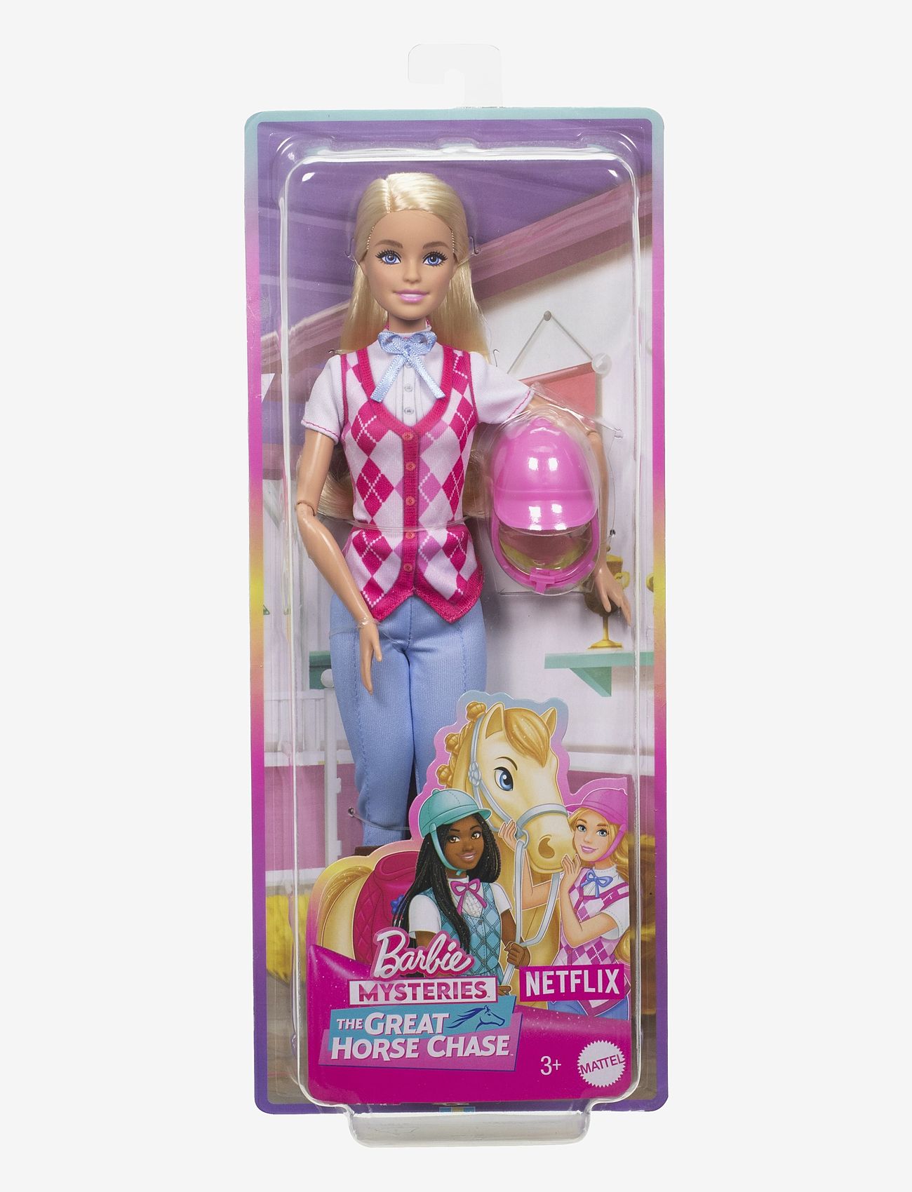 Barbie - Mysteries: The Great Horse Chase “Malibu” Doll with Riding Clothes & Accessories - nuket - multicolor - 3