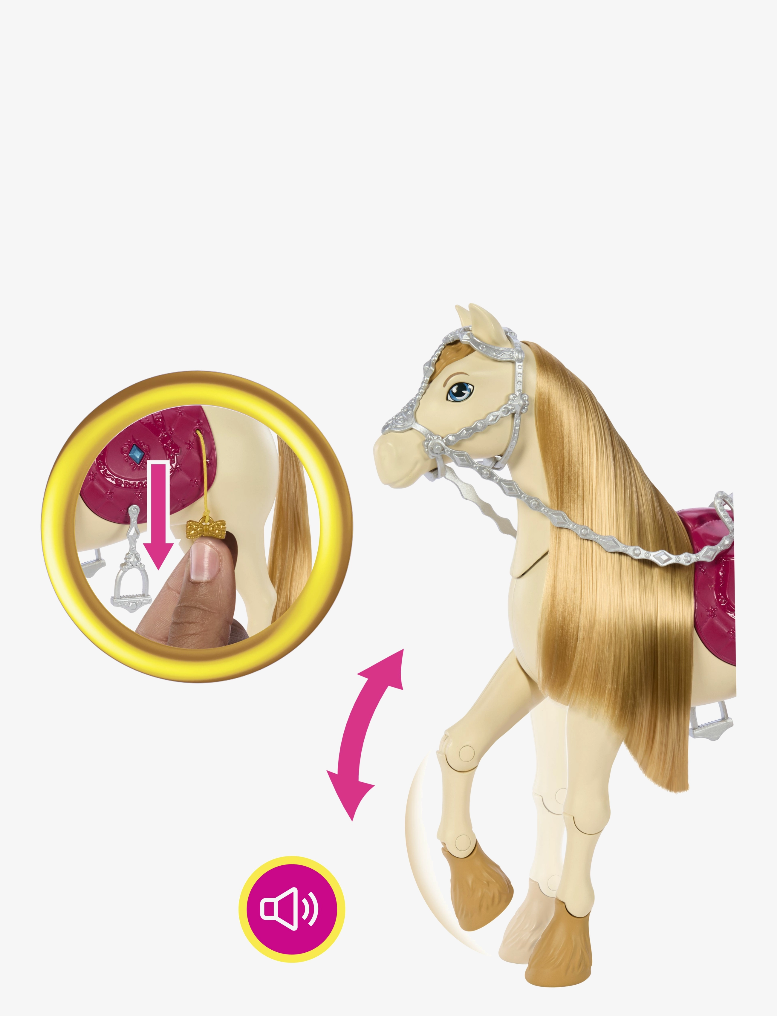 Barbie - Mysteries: The Great Horse Chase Interactive Toy Horse with Sounds, Music & Accessories - interaktive dyr - multicolor - 5