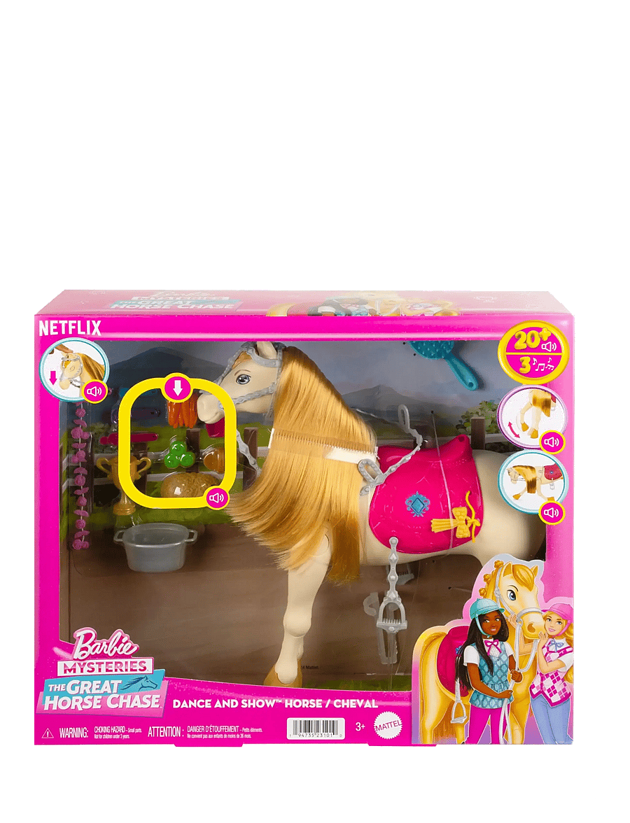 Barbie - Mysteries: The Great Horse Chase Interactive Toy Horse with Sounds, Music & Accessories - puppen-zubehör - multicolor - 5