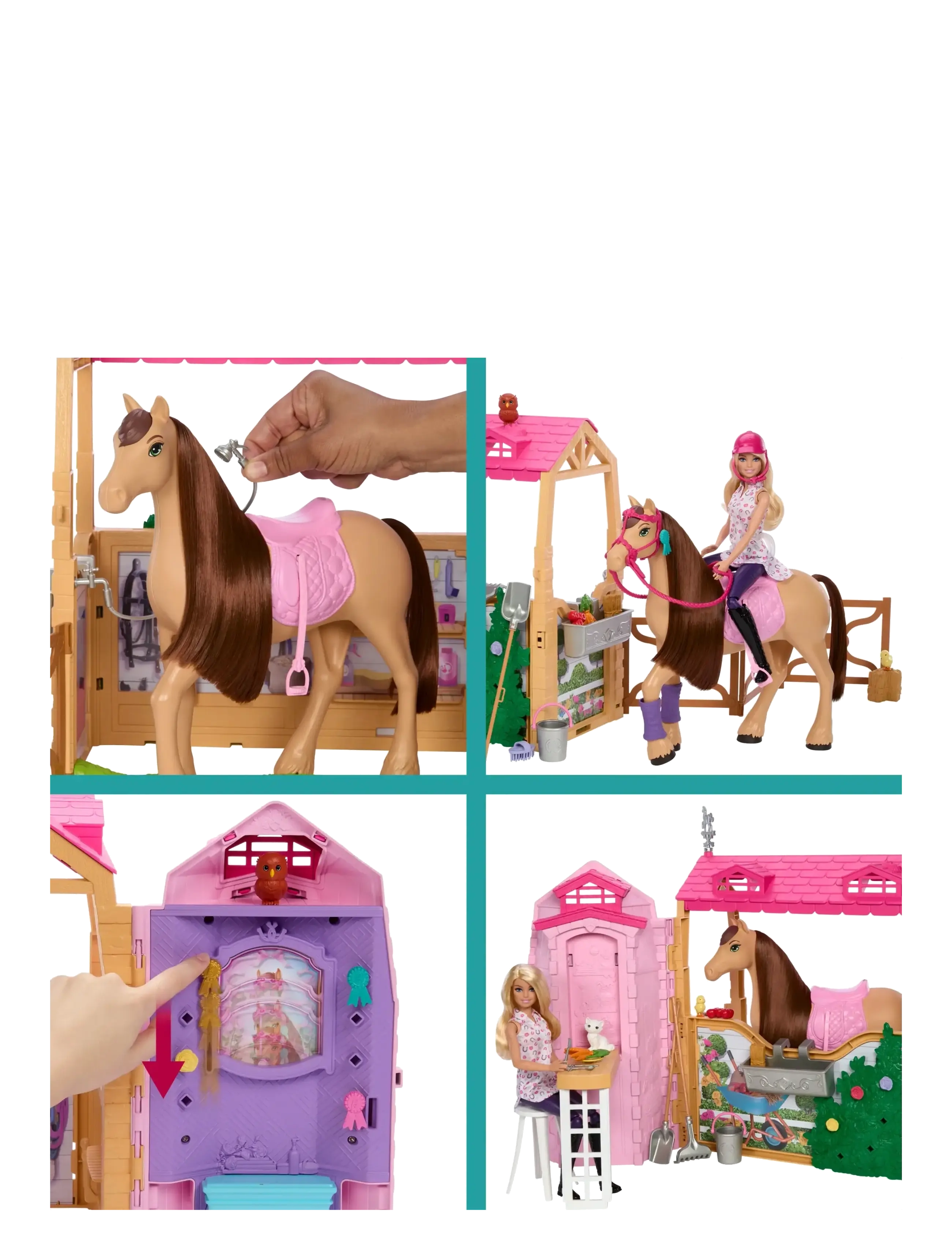 Barbie - Barbie Pets Ultimate Stable - lalki - multicolor - 4