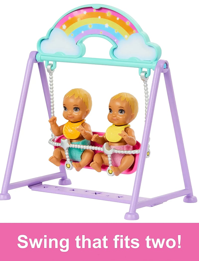 Barbie - Skipper Babysitters Inc. Skipper Babysitter Doll with Twin Nursery Playset & Accessories - dolls - multicolor - 0
