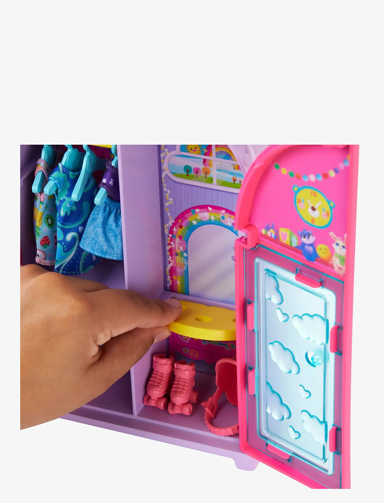 Barbie - Chelsea Doll & Closet Toy Playset with Clothes & Accessories - multicolor - 3