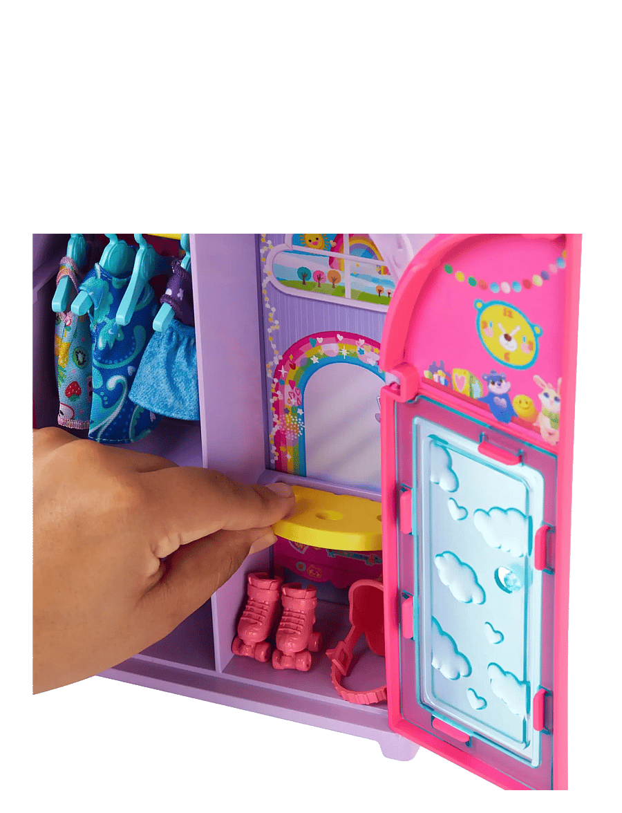 Barbie - Chelsea Doll & Closet Toy Playset with Clothes & Accessories - dúkkur - multicolor - 3