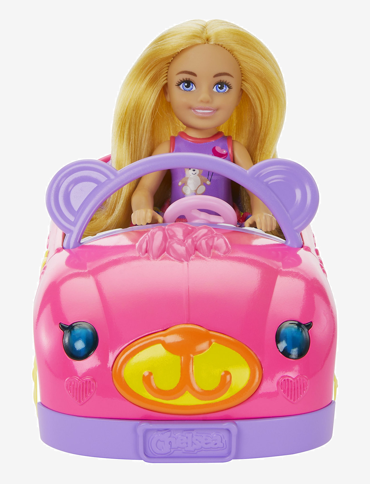 Barbie - Chelsea Vehicle Set with Blonde Small Doll, Toy Car & Teddy Bear Accessory - puppen-zubehör - multi color - 1
