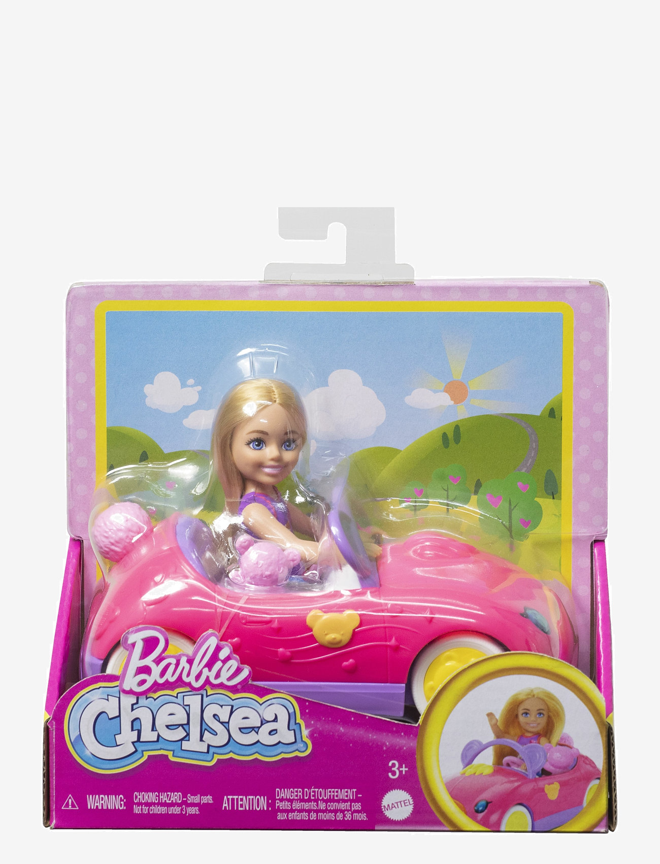 Barbie - Chelsea Vehicle Set with Blonde Small Doll, Toy Car & Teddy Bear Accessory - puppen-zubehör - multi color - 3